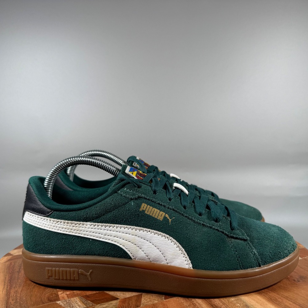 Puma Smash‎ 3.0 L Sportswear Mens Sneakers Green White Gum 397484-01 Size 7.5